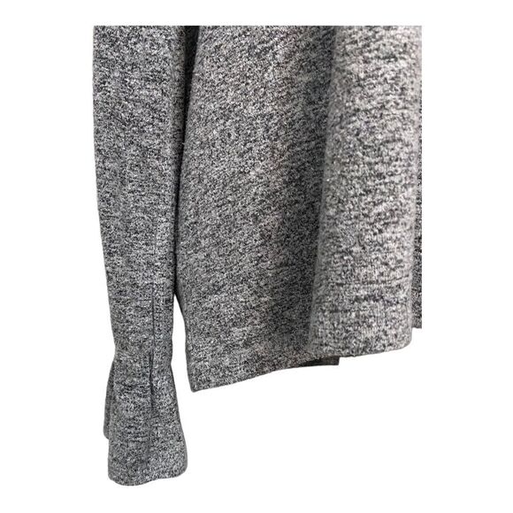 Lucky Brand Women’s Sz L, Heathered Gray BOHO Bell Sleeves Relaxed Sweater - Picture 3 of 5